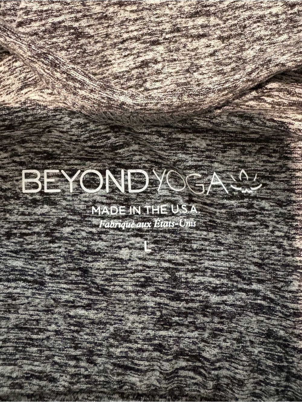 Beyond Yoga Gray Racerback Tank Top - Picture 5 of 6
